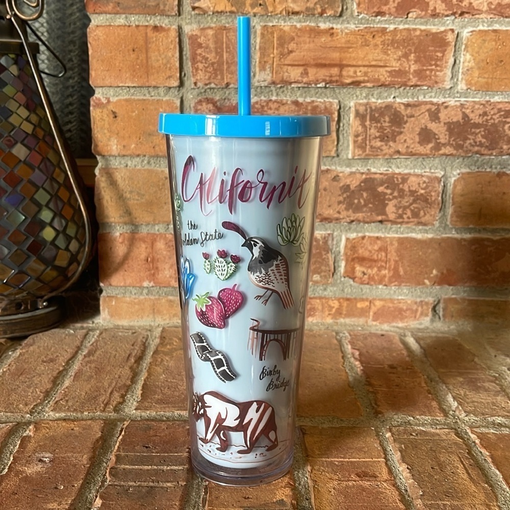 Starbucks California Light Blue 24oz Tumbler
